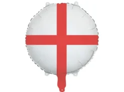 Balon foliowy okragły Flaga Anglii 35 cm