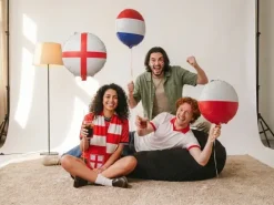 Balon foliowy okragły Flaga Anglii 35 cm