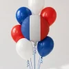 Balon foliowy okragły Flaga Francji 35 cm