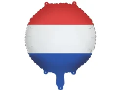 Balon foliowy okragły Flaga Holandii 35 cm