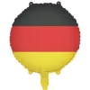 Balon foliowy okragły Flaga Niemiec 35 cm