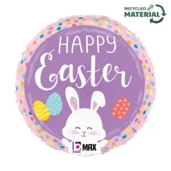 Balon foliowy okragły Wielkanocny Hapy Easter 18 cali