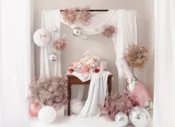 Balon foliowy okrągły biały Bride to be wieczór panieński 18 cali