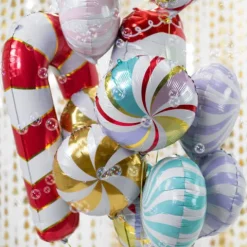 Balon foliowy okrągły Cukierek pastelowy 35 cm