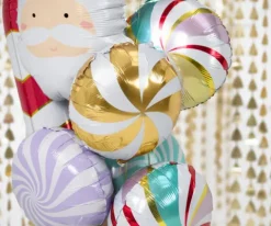 Balon foliowy okrągły Cukierek pastelowy 35 cm