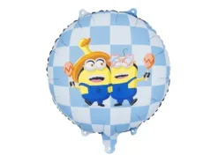 Balon foliowy okrągły Minionki 35 cm