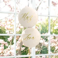 Balon foliowy okrągły Mąż Ślub Wesele 18 cali