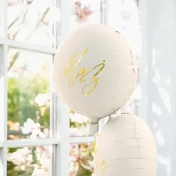Balon foliowy okrągły Mąż Ślub Wesele 18 cali