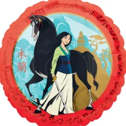 Balon foliowy okrągły MULAN 43 cm