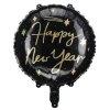 Balon foliowy okrągły sylwestrowy Happy New Year 45 cm
