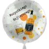 Balon foliowy okrągły urodzinowy Wszystkiego Najlepszego Whisky 18 cali
