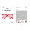 Balon foliowy okulary serca na Walentynki 110 x 45,5 cm