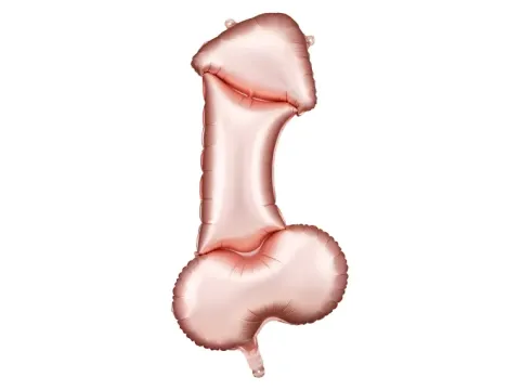 Balon foliowy Penis wieczór panieński, bez nadruku 112 cm