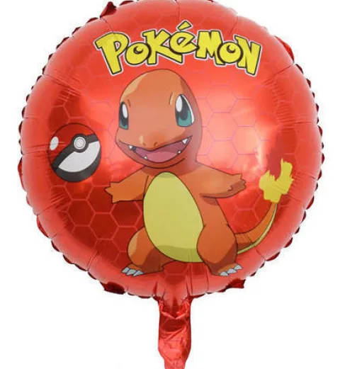 Balon foliowy POKEMON Charmander okrągły 18 cali