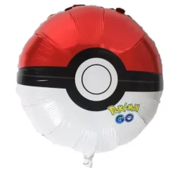 Balon foliowy Pokemon Go Pokeball okrągły 18 cali