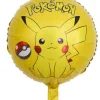 Balon foliowy POKEMON Pikachu okrągły 18 cali/ żółty
