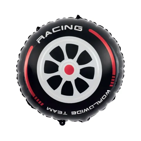 Balon foliowy Racing Car Koło 45x50 cm