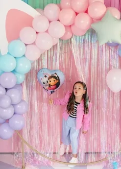 Balon foliowy serce Koci Domek Gabi 35 cm