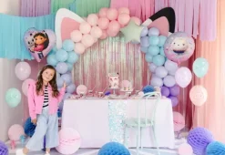 Balon foliowy serce Koci Domek Gabi 35 cm