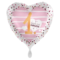 Balon foliowy serce Mam już ROCZEK 18"