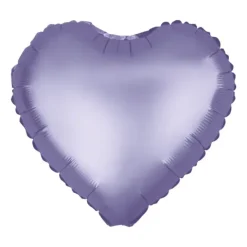 Balon foliowy serce satynowe matowe 18 cali fioletowy
