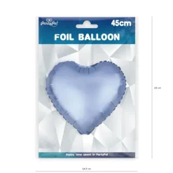 Balon foliowy serce satynowe matowe 18 cali granatowy