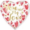 Balon foliowy serce You are My Love WALENTYNKI 18 cali