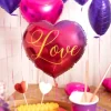 Balon foliowy serce z nadrukiem Love 18 cali