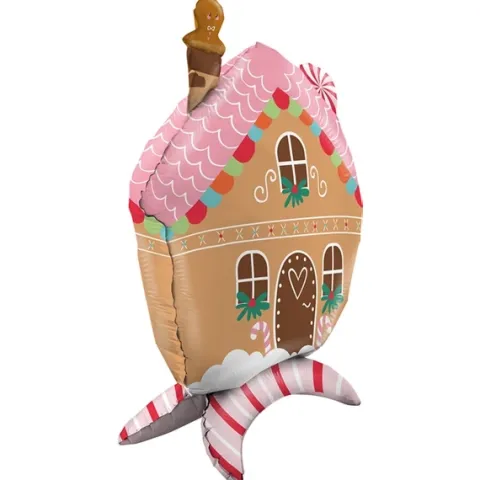 Balon foliowy stojący domek CHATKA Z PIERNIKA 76 cm