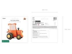 Balon foliowy stojący Traktor 72 x 63 cm