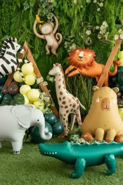 Balon foliowy stojący Żyrafa Zoo Safari 49x114 cm
