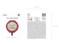 Balon foliowy SUPER TATA Dzień Ojca 45 cm 1 szt.