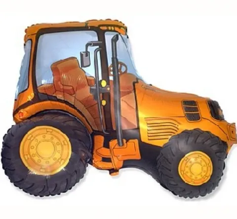 Balon foliowy traktor 24 cale pomarańczowy