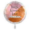 Balon foliowy Urodzinowy hugs kisses love 18 cali