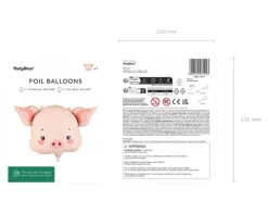 Balon foliowy Świnka 61x36 cm
