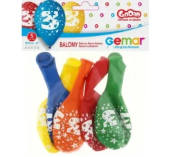 Balon Gemar 12 cali 1 sztuka cyfra 3