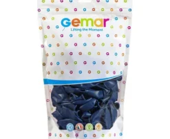 Balon Gemar jednokolorowy 10 cali 100 szt. Navy Granatowy
