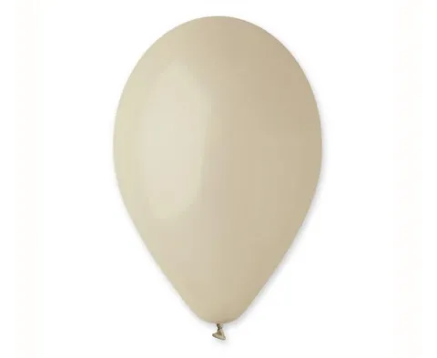 Balon Gemar jednokolorowy 12 cali 100 szt latte beżowy