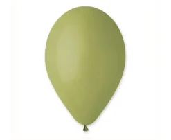 Balon Gemar jednokolorowy 12 cali 100 szt zielona oliwka