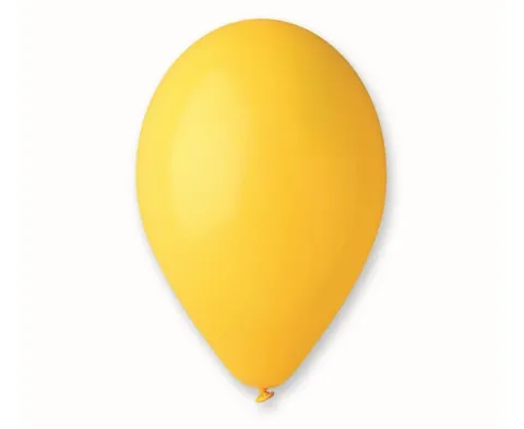 Balon Gemar jednokolorowy 12 cali 100 szt ciemny żółty