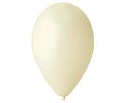 Balon Gemar jednokolorowy 12 cali 100 szt kremowy kość słoniowa