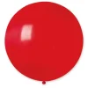 Balon Gemar jednokolorowy 19 cali 25 szt. Red - Czerwony