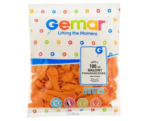 Balon Gemar Metallic 5 cali 100 szt