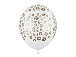 Balon gumowy Cętki złote 30 cm 1 szt.