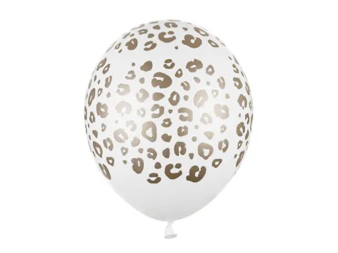 Balon gumowy Cętki złote 30 cm 1 szt.