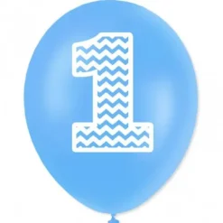Balon gumowy na Roczek z cyferką 12