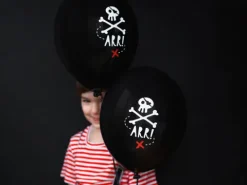 Balon gumowy PIRACI ARR! pirat 30 cm 1 szt.