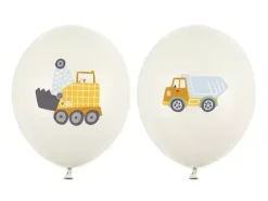 Balon gumowy POJAZDY BUDOWY 12 cali 1 szt.