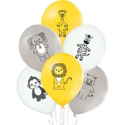 Balon JUNGLE ANIMALS Zwierzęta Dżungla 12 cali 1 szt.