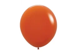 Balon lateksowy 18 cali Sempertex Solid 1 szt. Sunset Orange